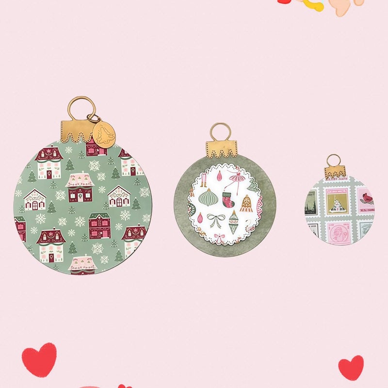 Feemkota Merry Christmas Bell Ball Die Cuts for Card Making Christian Theme Stamps Cutting Dies for DIY Paper Scrapbooking Crafts Embossing Decorations - Image 2
